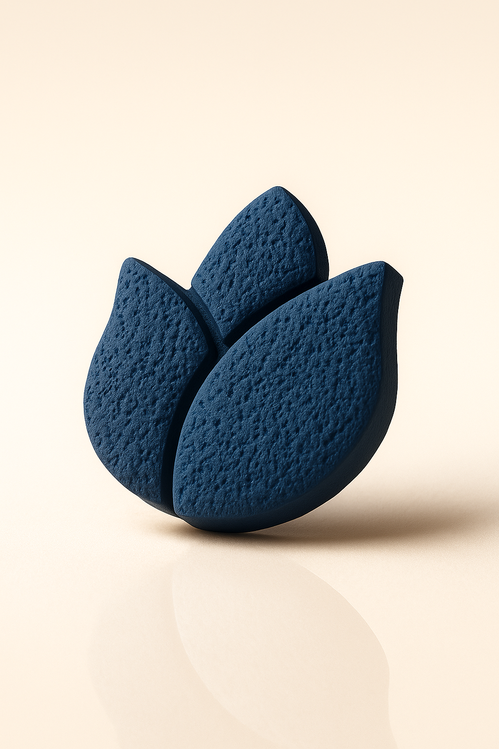 Tulip Stud (Navy)