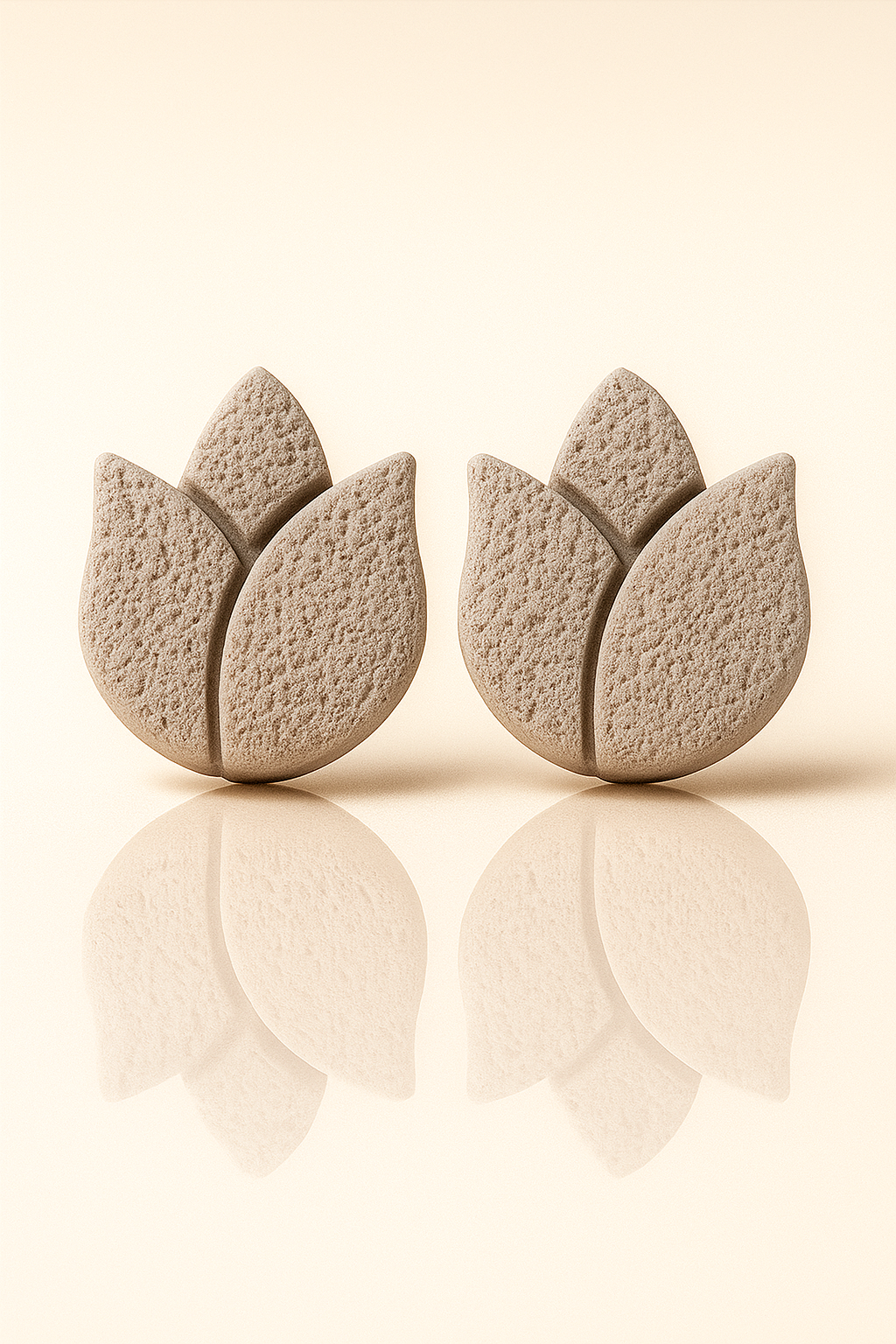 Tulip Stud Beige
