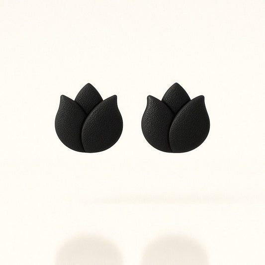 Tulip Stud (Black)