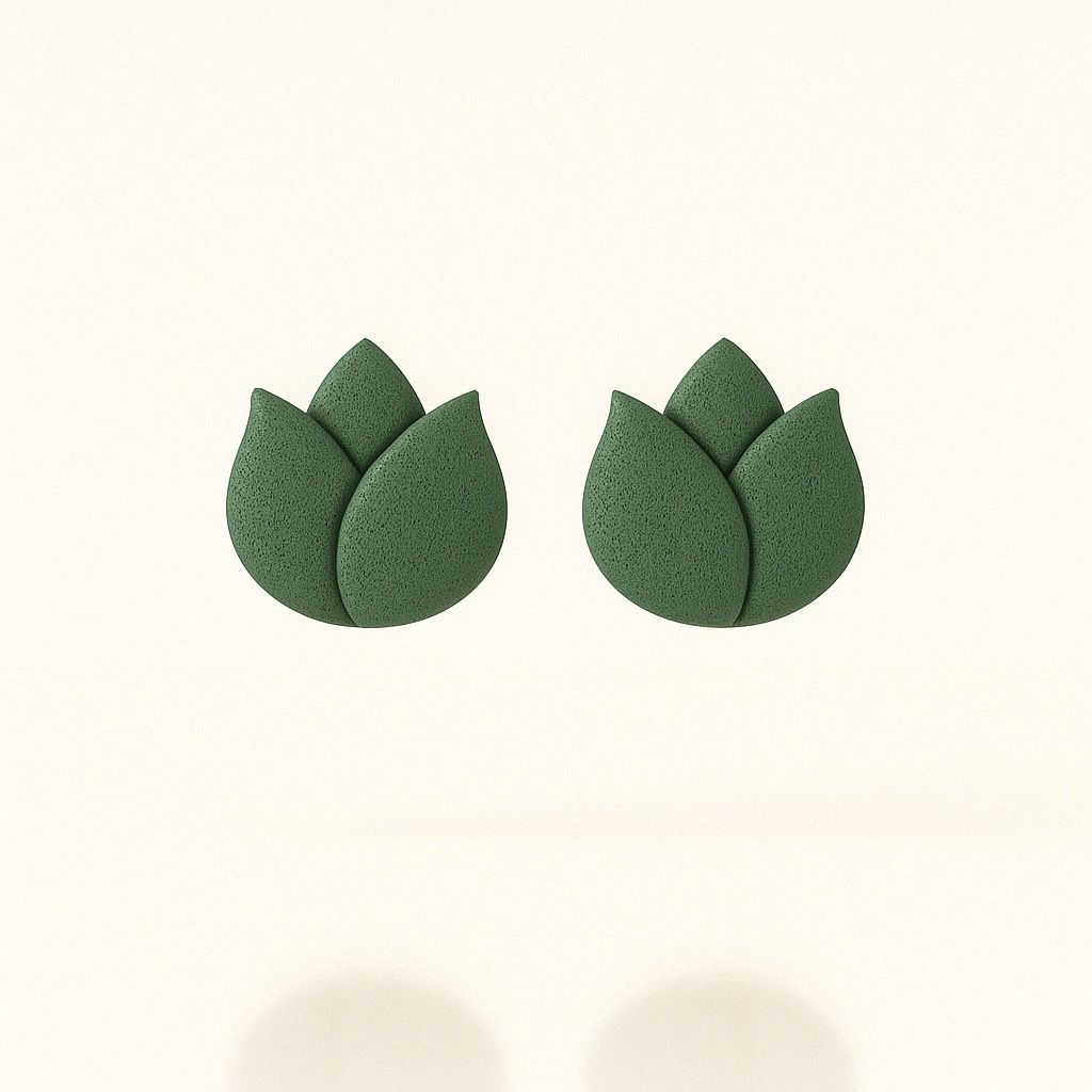 Tulip Stud (Green)