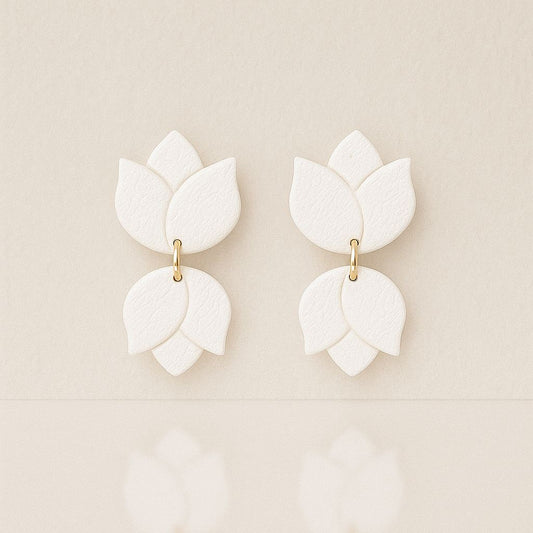 Tulip Dangle (White)