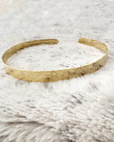 18K GOLD PLATED HAMMERED CHOKER