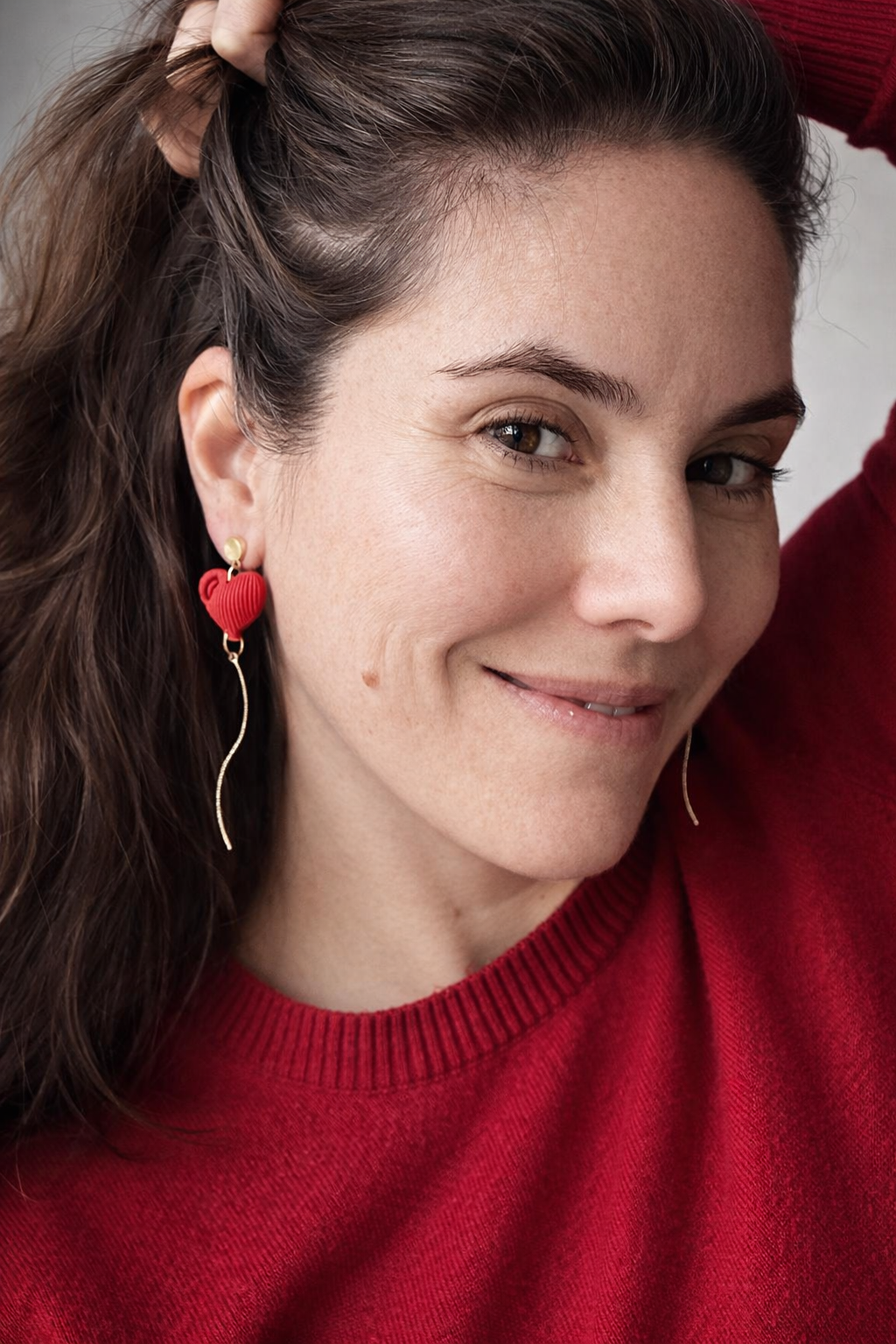 Puffy Heart Balloon Earrings