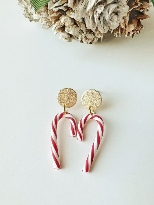 Candy Cane Earrings