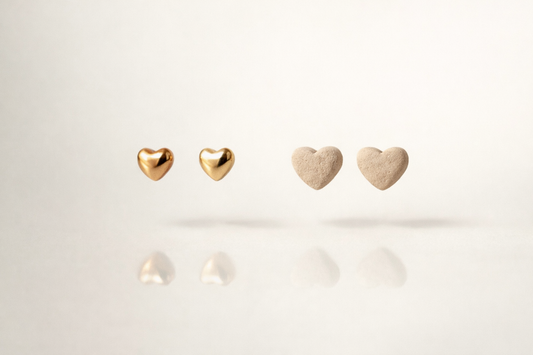 Beige Heart Duo