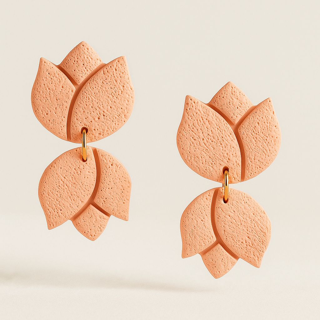 Tulip Dangle (Peach)