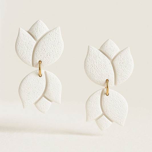 Tulip Dangle (White)